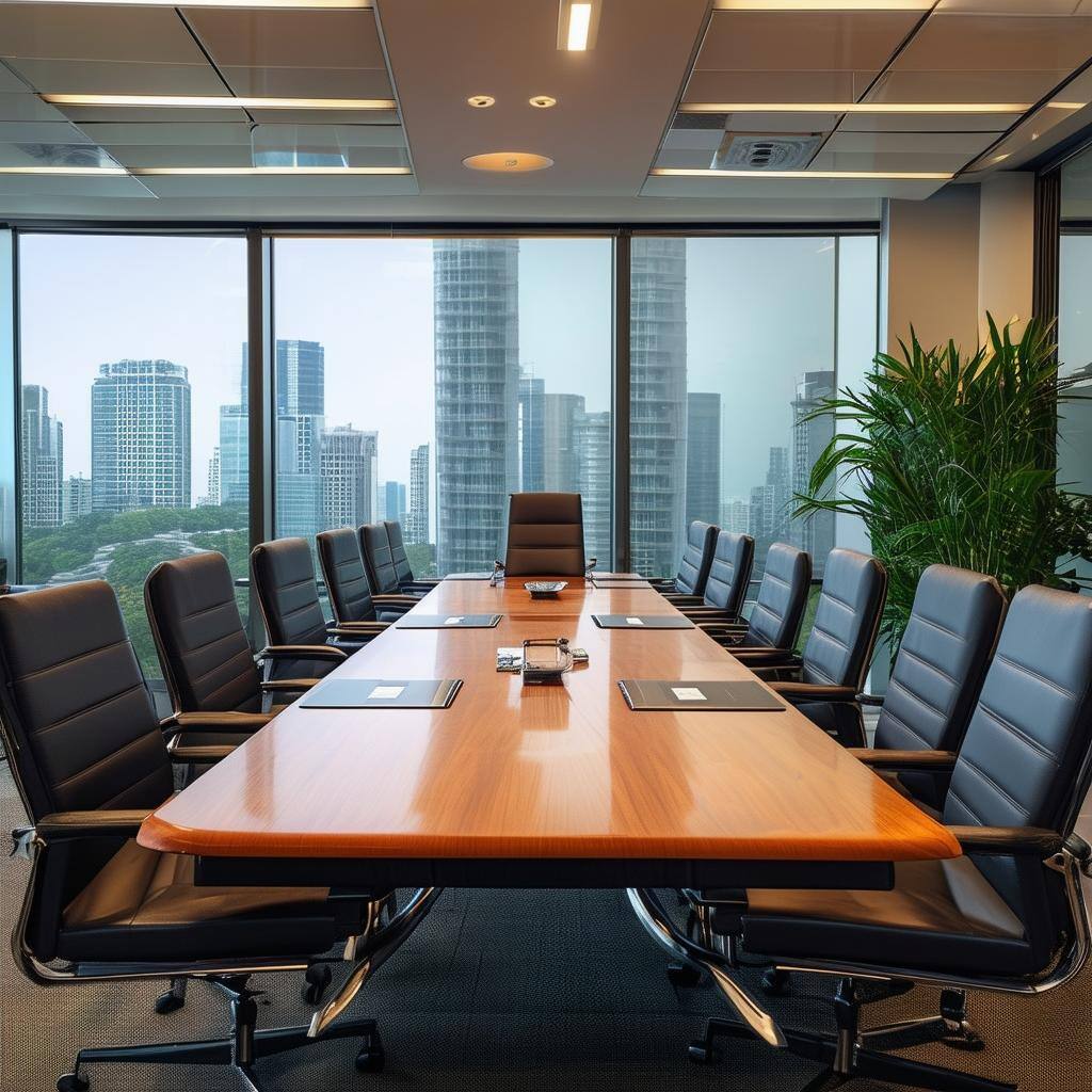 Business advisor Board room table